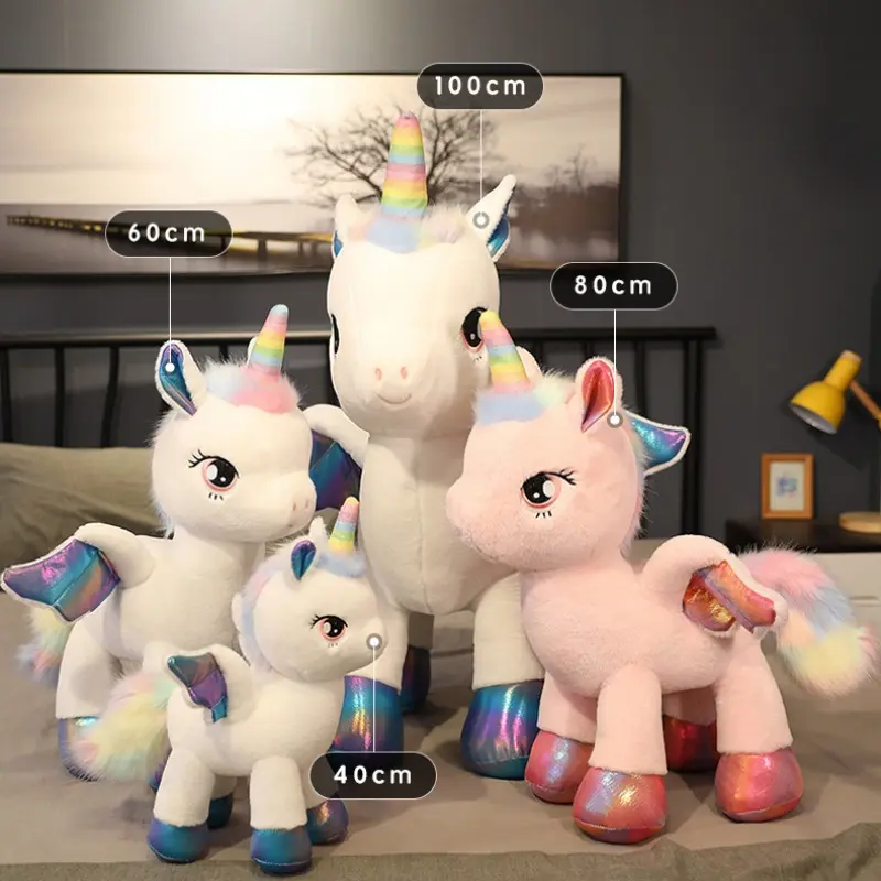colorful unicorn plush