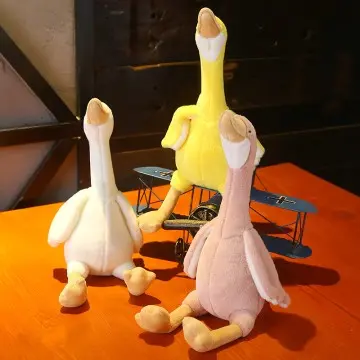 Simulation swan stuffed animal plush toys white goose plush toys gifts