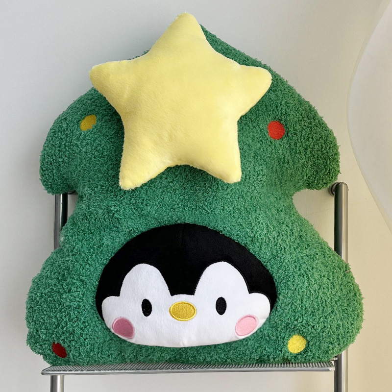winter holiday pillow