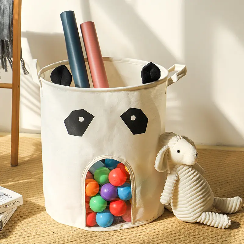 Cartoon laundry basket