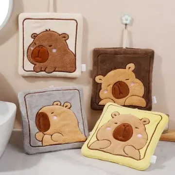 Capibala hand towel Thick coral velvet towel kitchen towel for kids