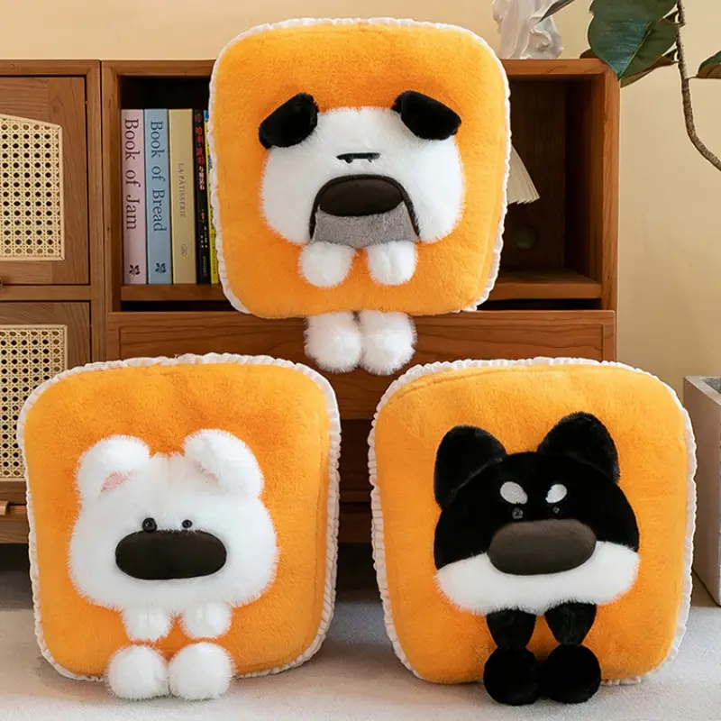 Dog throw pillow