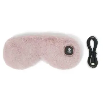 Wireless USB Heated Sleep Plush Eye Mask Relief for Dry Eyes