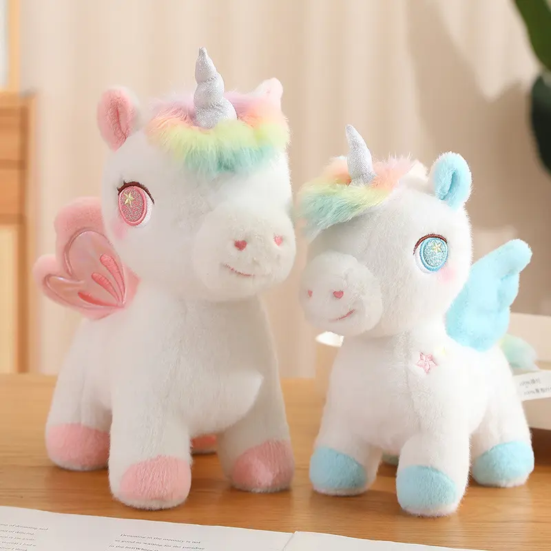 Colorful Pegasus stuffed toys unicorn plush toys for children's gifts