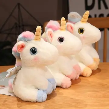 Cute colorful unicorn stuffed animal plush toys children birthday toys