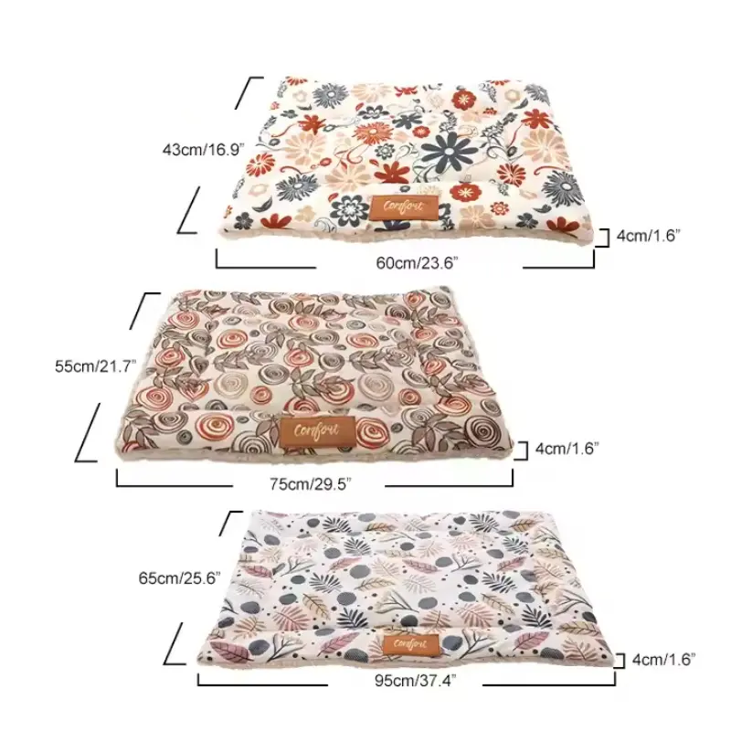 washable pet bed mat