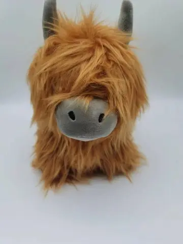 Adorable Long Plush Highland Cow Soft Doll - Perfect Gift for Kids