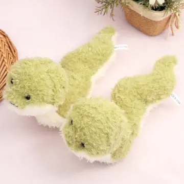 Plush green snake toy curly snake toy...