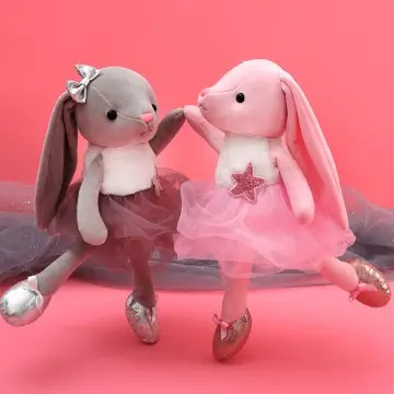 Creative ballet rabbit plush toys dance cat plush toys gifts for girls