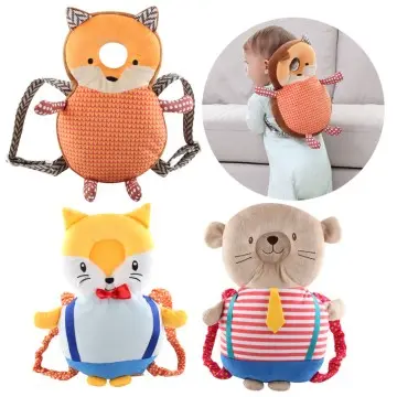 Anti-fall pillow baby  cartoon animal walking back pad baby head protection