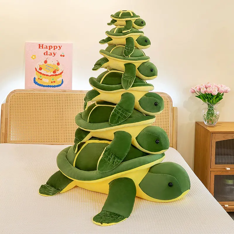 Large turtle stuffed toy