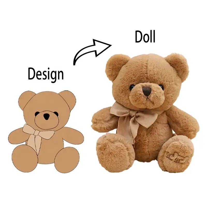 Soft Stuffed Animal Plush Toy Custom Teddy Bear