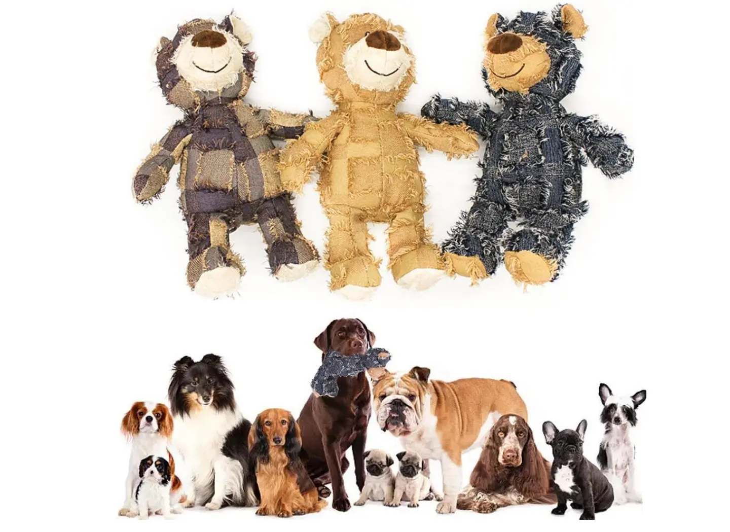 YUNLIN pet interactive chew plush toys
