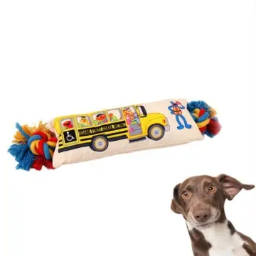 Knot toy teething canvas cotton rope plush dog toys for dog nibbling