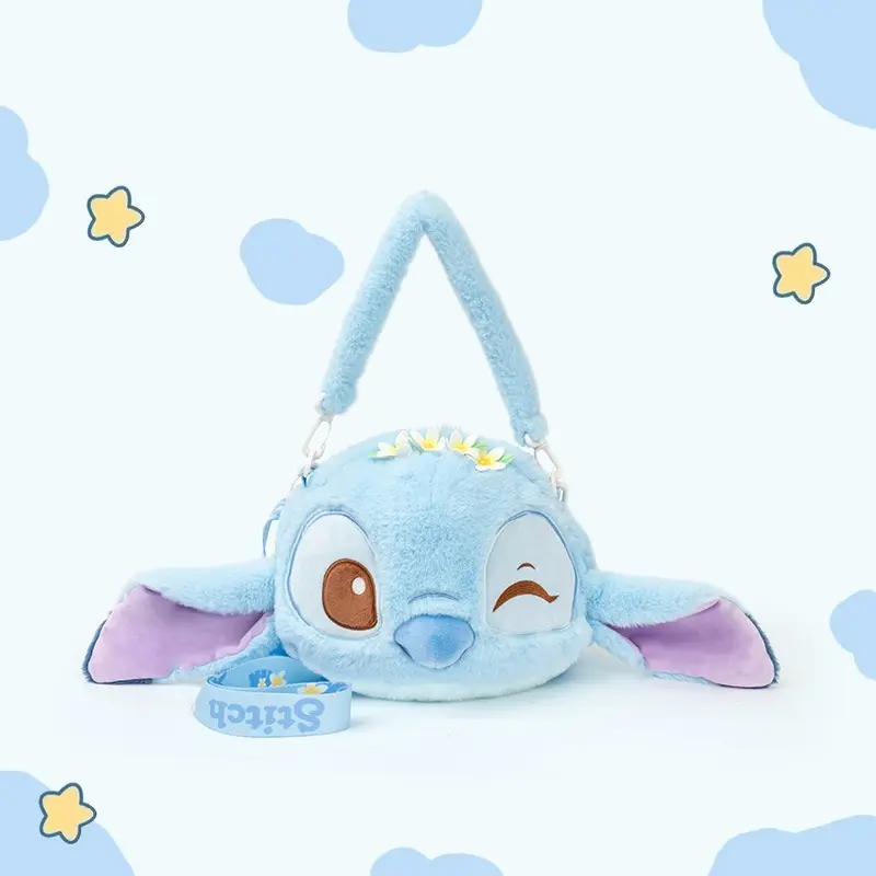 Cartoon character Stitch plush bag Lilo & Stitch cartoon plush bag