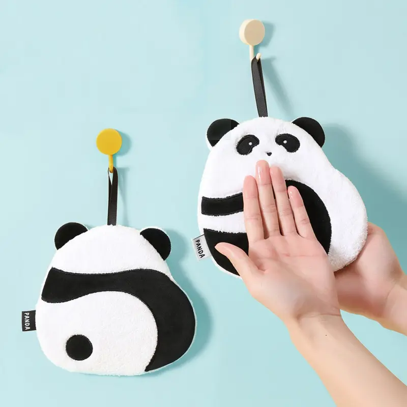 Panda hand towel (6)tyc