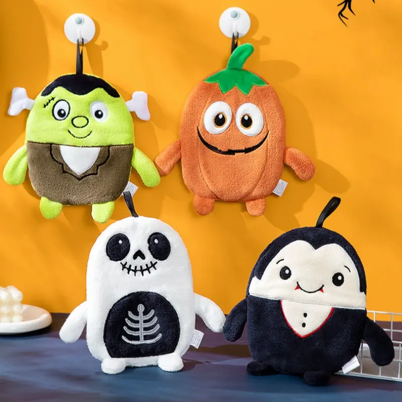 Halloween hand towel kitchen and bath thickened towel absorbent towel