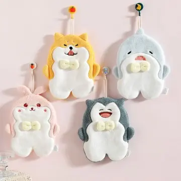 Cartoon animal Shark rabbit hand towel Toilet kitchen absorbent towels
