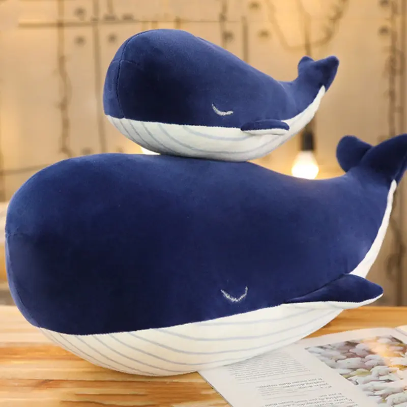 Stuffed whale toy