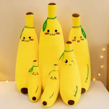 Cartoon simulation banana plush toys ...