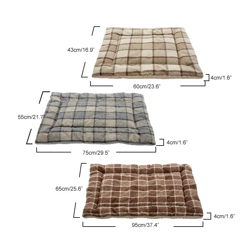 washable pet bed mat
