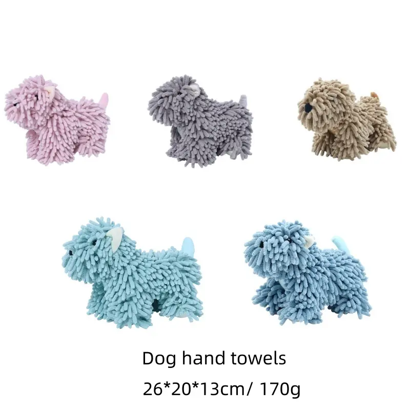 Dog hand towels