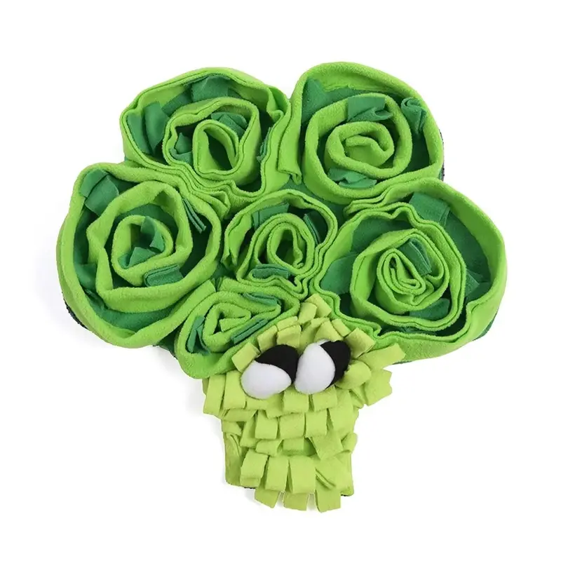 Slow feeder snuffle mat