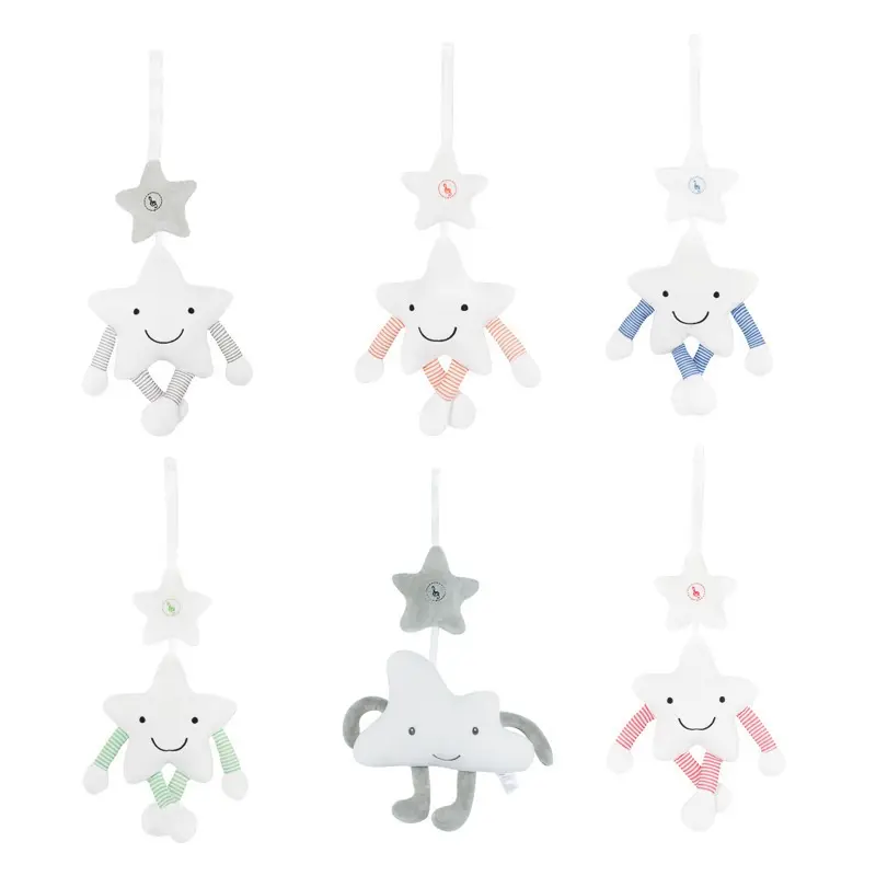 Pentagram music wind chimes