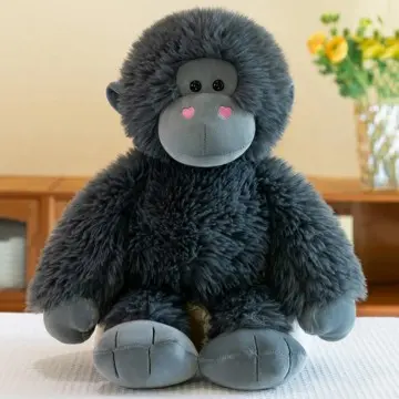 Cute chimpanzee plush toy stuffed animal black gorilla plush toy gifts