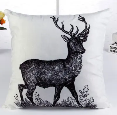 Digital printed decorative sofa bedding travel throw cushion pillow