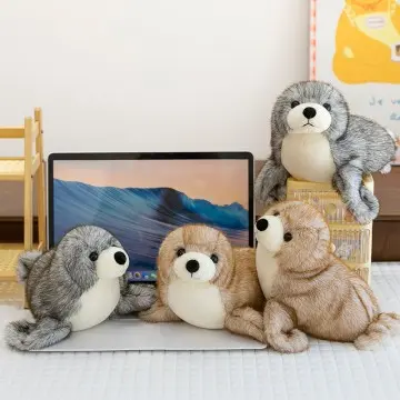 Manufacturer sea animal simulated seal stuffed plush toys soft pillows