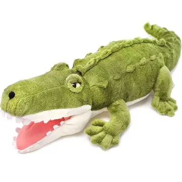 Realistic crocodile plush toy green crocodile stuffed animal plush toy