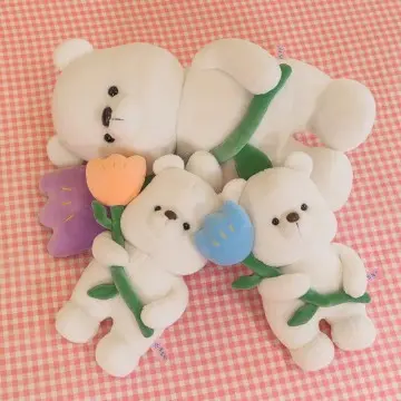 Tulip bear stuffed animal plush toys bear children birthday gifts