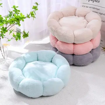 Flower shaped cattery dog litter cat bed winter warm pet products beds