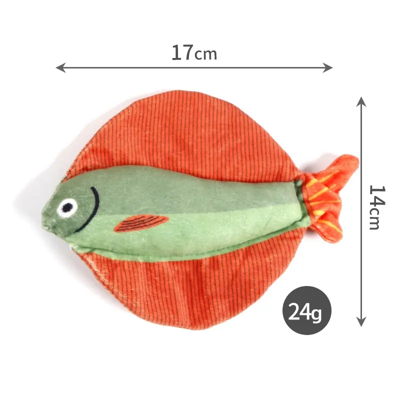 catnip fish shaped toy
