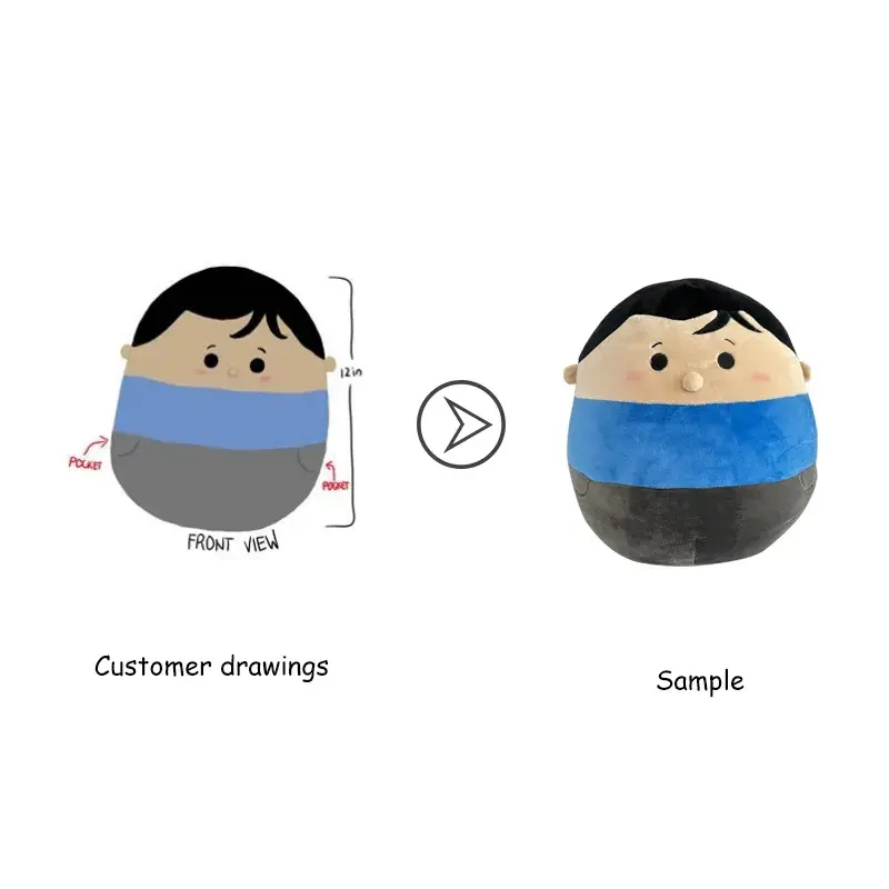 Custom design stuffed animal plush toy