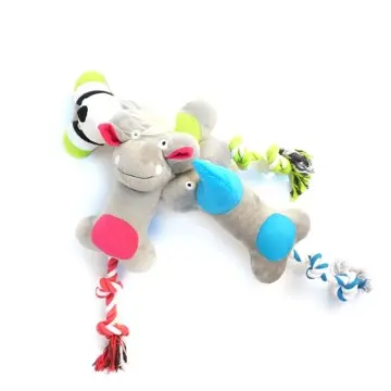 Dog training interactive toy knots puzzle entertainment pet plush toys