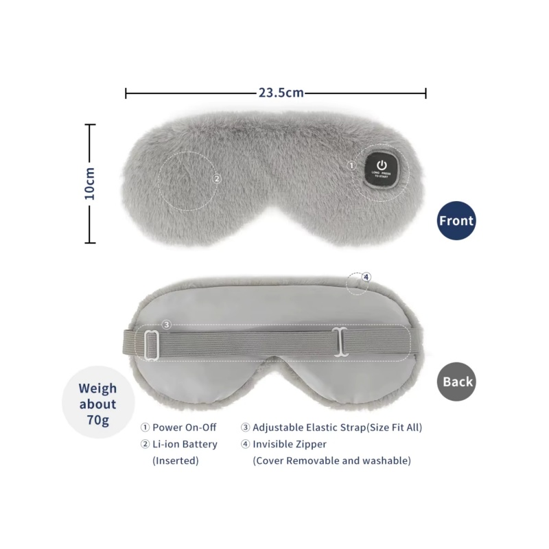 removeable eye mask